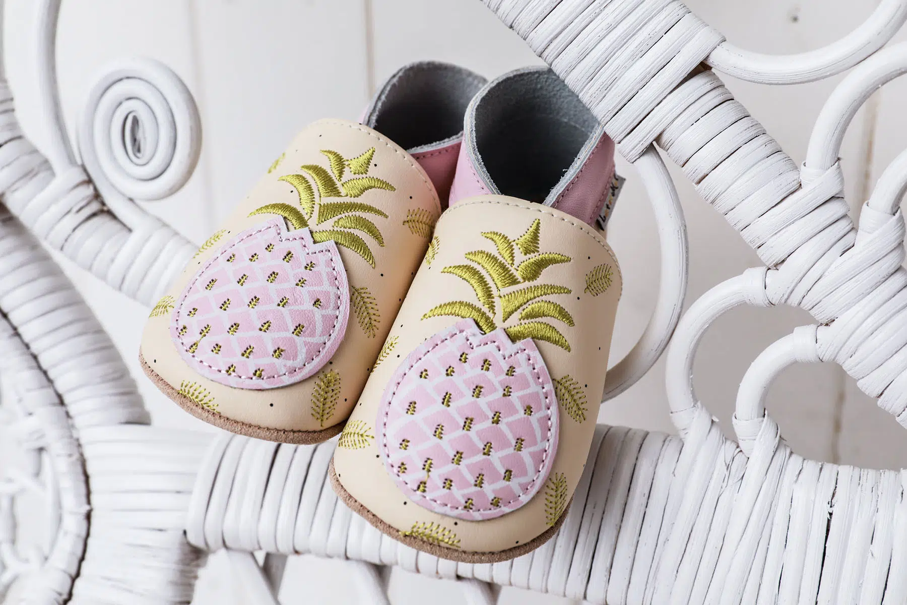 Chausson cuir souple
