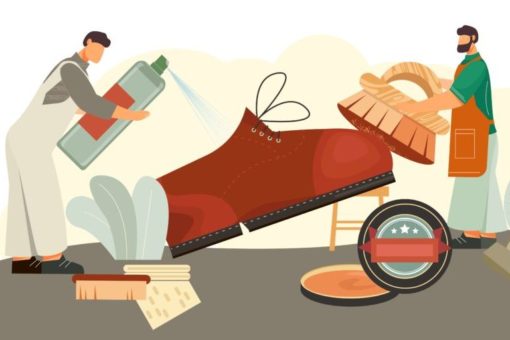 chaussons cuir lait et miel