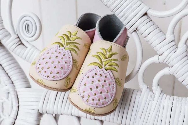 CHAUSSONS ENFANT LICORNE - Lait et Miel - Lilimargaret