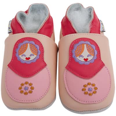 Chaussons bébé Lait et Miel Poupée russe