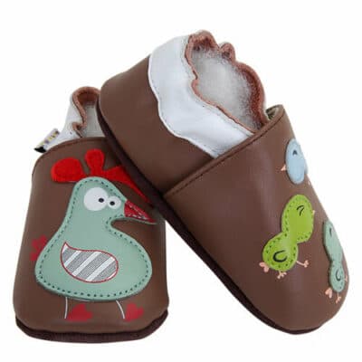 Chaussons bébé Lait et Miel Poulailler Coté