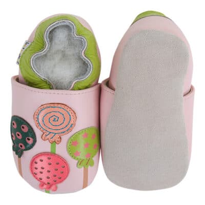 Chaussons bébé Lait et Miel Sucettes Semelle