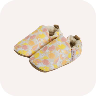 Chaussons bébé coton Citrons