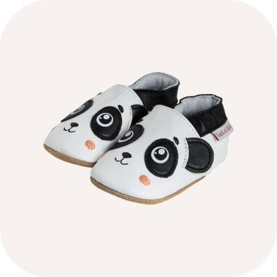 Chaussons bébé extra souple Panda